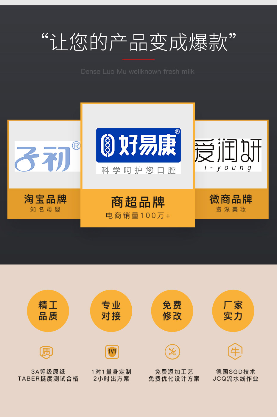 掀盖化妆品盒，口红包装盒